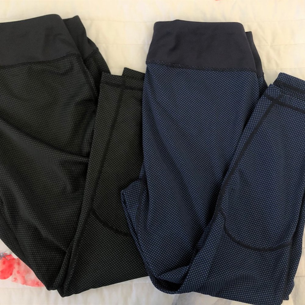 Set of 2 Uniqlo AIRism leggings gym workout yoga Size Large